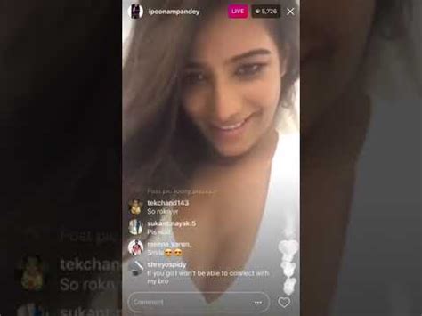 poonam pandey latest nude live|Poonam Pandeys Nude Videos